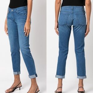 Rag & Bone Dre Low Rise Slim Boyfriend Jeans in Poppy